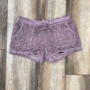 Lace shorts